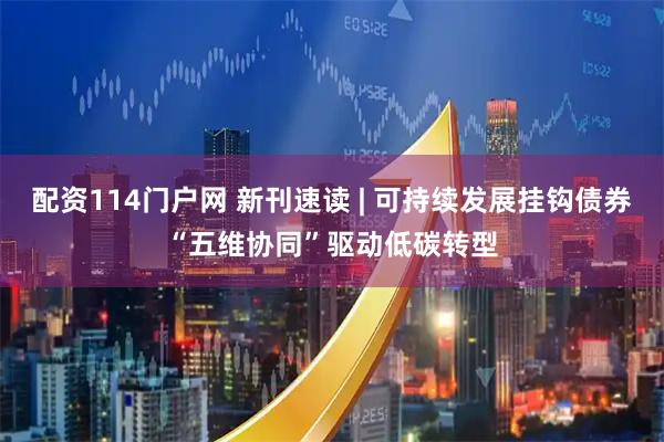 配资114门户网 新刊速读 | 可持续发展挂钩债券“五维协同”驱动低碳转型